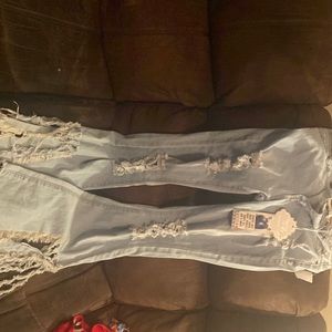 High rise jeans